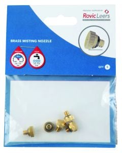 Brass Misting Nozzles - 5 Pack RRNOZBRSPK5
