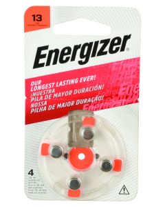 Energizer Orange AZ13 Hearing Aid Battery - 4 Pack E303814200
