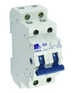 63A 2 Pole DIN Changeover Switch CSCOS2P63A