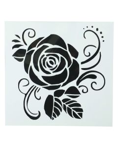Unlimited Ideas Rose Stencil 155 x 169mm 1032-04