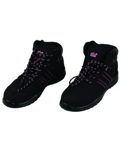 DOT Black and Pink Jasmine Ladies Safety Shoes - Size 8