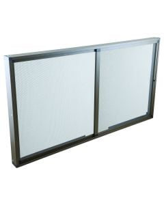 Flyscreen to Fit C-Type Bronze Steel Window 445 x 863