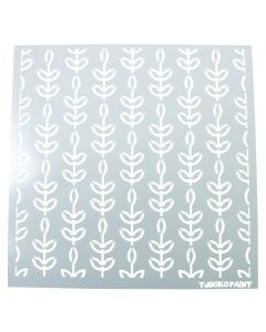Tjhoko Decorative Leaves Stencil 30 x 30cm 10 2021-30X30-14