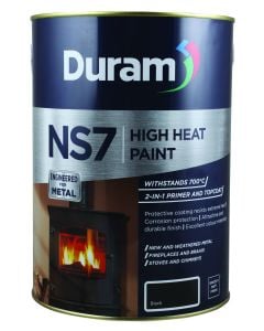 Duram NS7 Heat Resistant Paint Black 5L 51-90-005