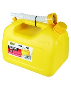 Addis 10L Plastic Yellow Diesel Jerry Can with Spout 7436YL 