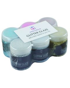 Harlequin's Glitter Glaze Paint Kit 6 x 100ml GGKIT1 