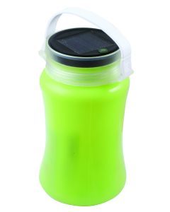 Ultrate LED Rechargeable Green Solar Lantern Bottle MS5201