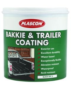 Plascon Black Trailer & Bakkie Coat 1L