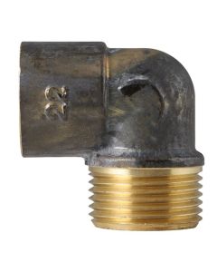 BG92FR/2/1/2 90° Brass Copper Elbow 22mm
