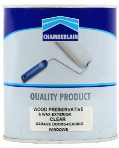 CHAMBERLAIN WOOD PRESERVATIVE & WAX CLEAR 1L