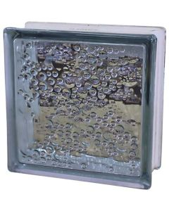 Bubble Glass Brick 190 x 190 x 80mm 205633