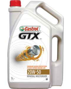 CASTROL 11270810  GTX 20W-50 OIL 5L