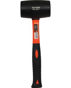 HARDEN 590417 PROFESSIONAL RUBBER MALLET WITH FIBREGLASS HANDLE 700G
